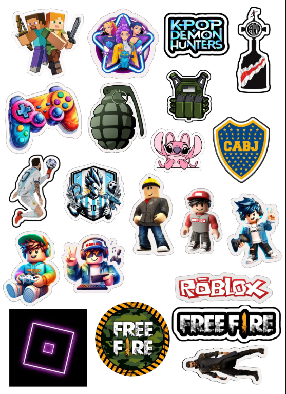 Producto - plantillas de stickers infantiles