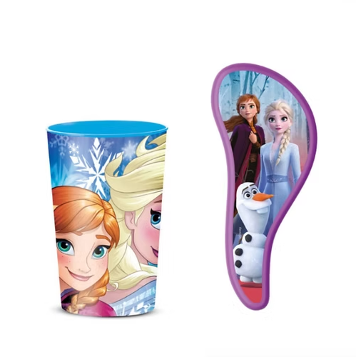 Producto - SET X2:  Cepillo + Vaso "Princesas-Frozen" - Avon Home