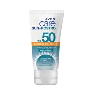 Producto - Protector Solar Triple Protección FPS 50 Loción Facial Mate Avon Care 40 g