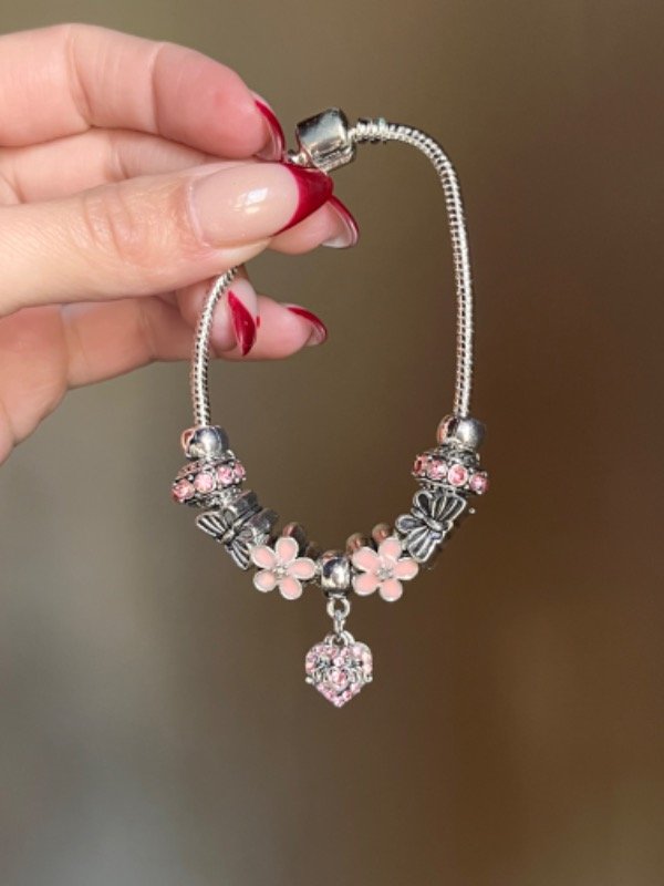 Producto - Pulsera corazón - rosa