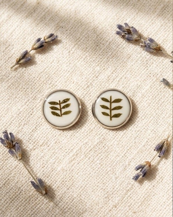 Producto - Aros pasantes Jacarandá