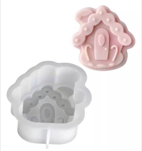 Producto - MOLDE SILICONA CASITA NAVIDEÑA - 0