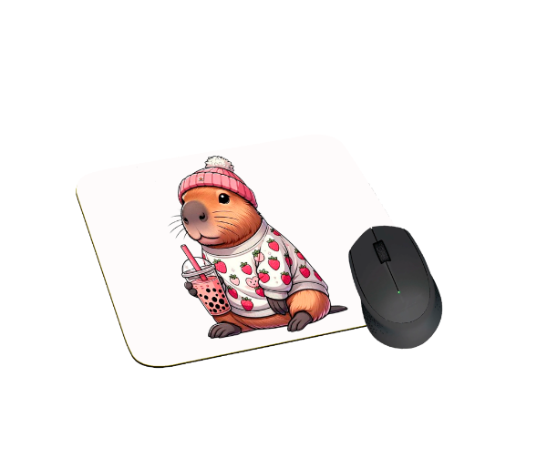Producto - Mouse Pad Personalizado Frase Logo Capibara Carpinchos