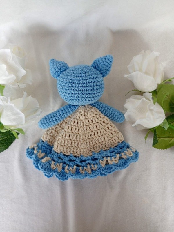 Producto - Kit De Apego Gatita- Manta+Amigurumi+Sonajero - 2
