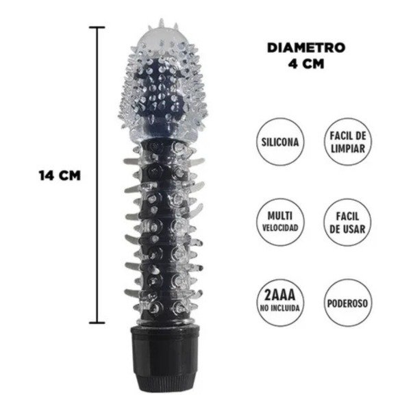 Producto - VIBRADOR SAGITTA NEGRO SEXY FUNNY