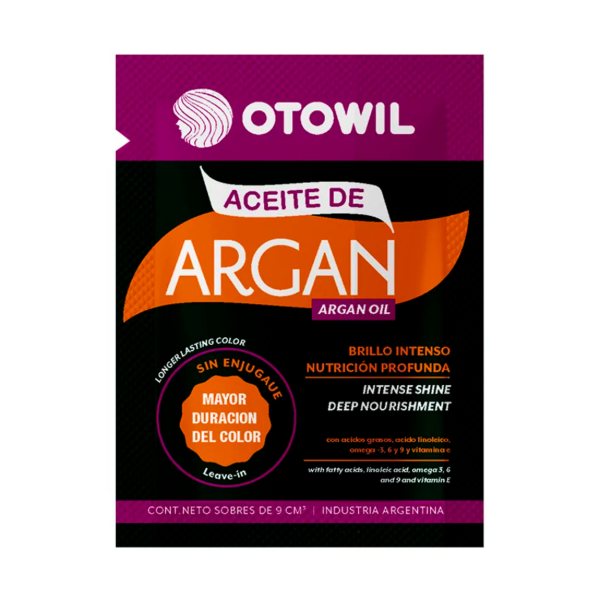 Producto - ACEITE DE ARGAN S/ENJUAGUE 10GX48UNID