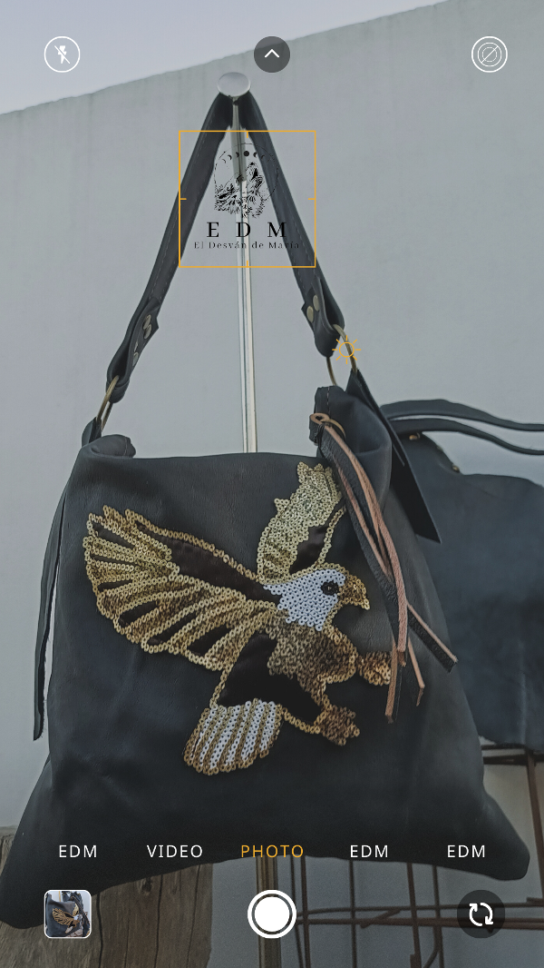Cartera de cuero Vuela