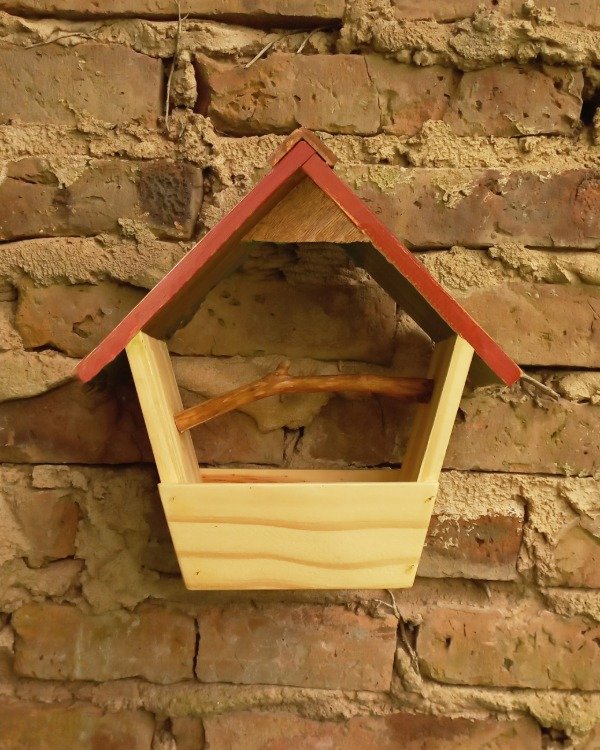 Producto - Comedero para semillas de PARED (color borgoña)