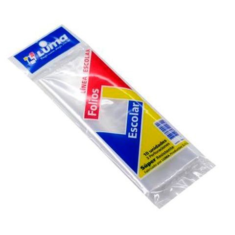 Producto - FOLIO ESCOLAR POLIETILENO SUPER 70 MIC X10 LUMA