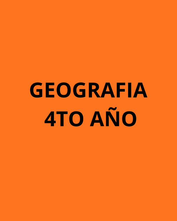 Producto - GEOGRAFIA 4