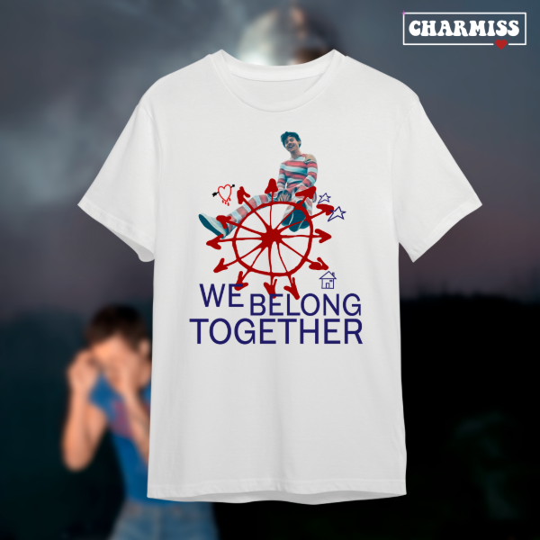 Remera oversize we belong together