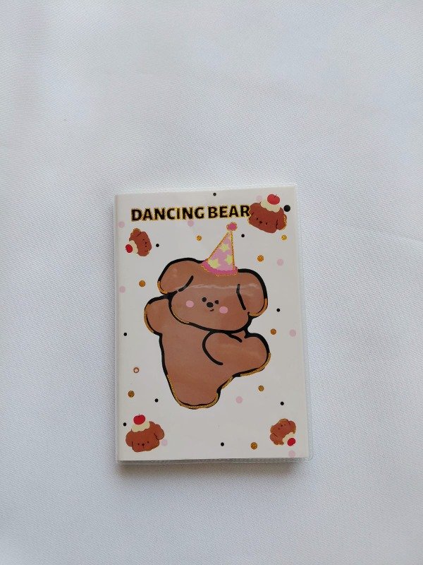 Producto - Libretas con funda osito cumpleañero