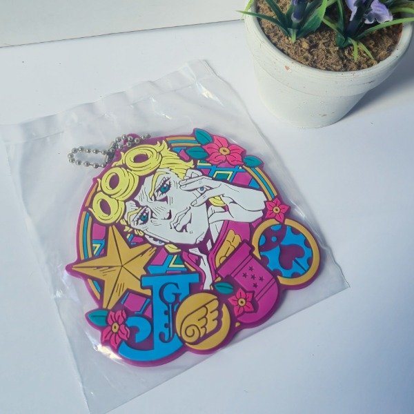 Producto - Llavero De Goma JoJo's Bizarre Adventure - Giorno Giovanna Ichiban Kuji Premio J