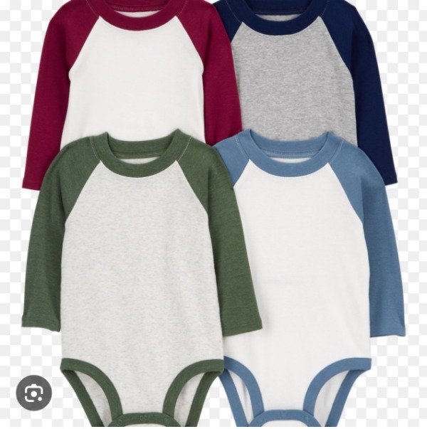 Producto - Carter's. Pack de bodies lisos colores