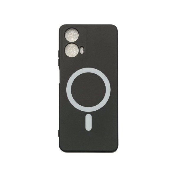 Producto - Funda Magnetica Magsafe Silicona Para Motorola G24 Color Negro