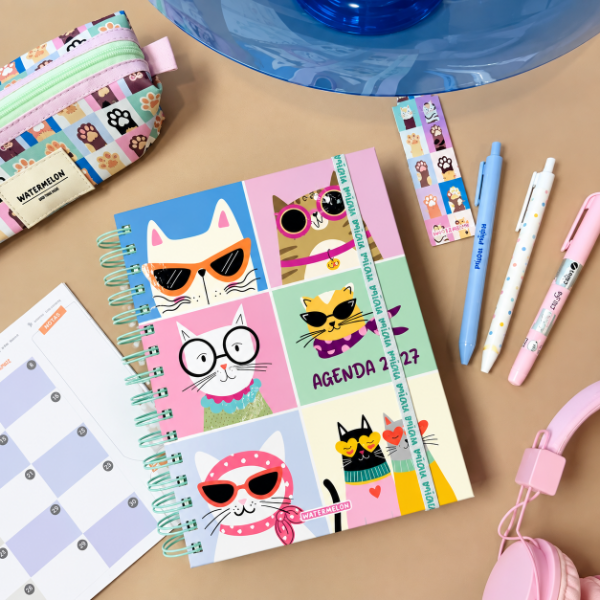 Producto - AGENDA MIAU MIAU - Semana a la vista - 0