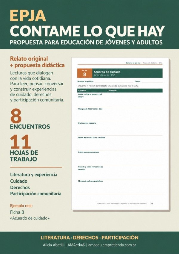 Producto - Lectura CONTAME LO QUE HAY - Cuento y Propuestas - 3
