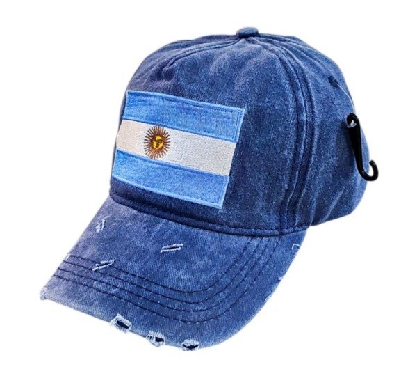 Producto - Gorra Argentina Bandera Vintage Azul