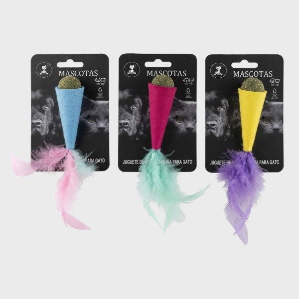 Producto - CONO PELOTA CATNIP