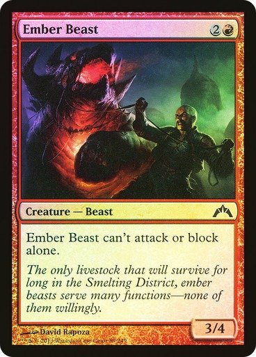 Producto - Ember Beast Foil  Gatecrash