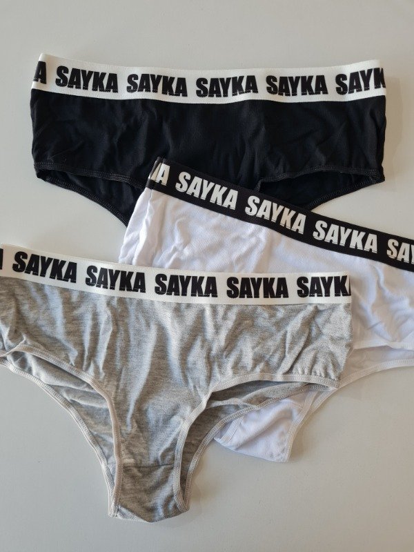 Pack x3 culottes de algodón - 10192