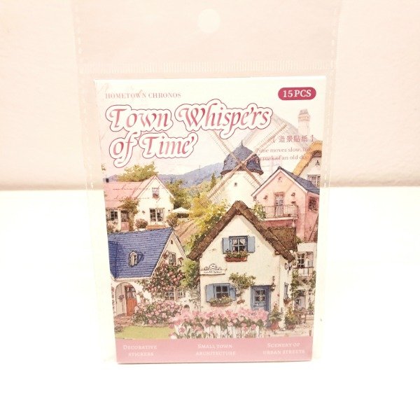 Producto - Set de 15 stickers - Town Whispers: Hedge Hut