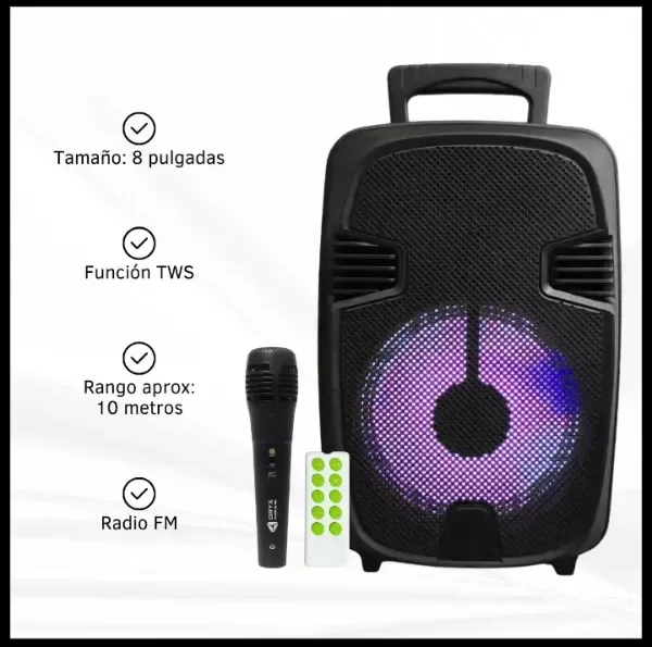 Producto - PARLANTE BLUETOOTH 8"