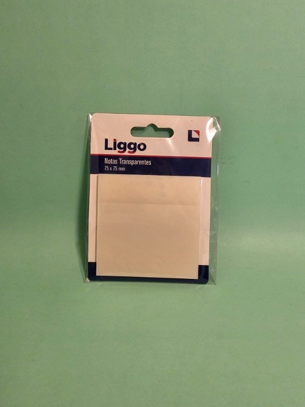 Producto - Notas autoadhesivas TRANSPARENTES 75x75 - 0