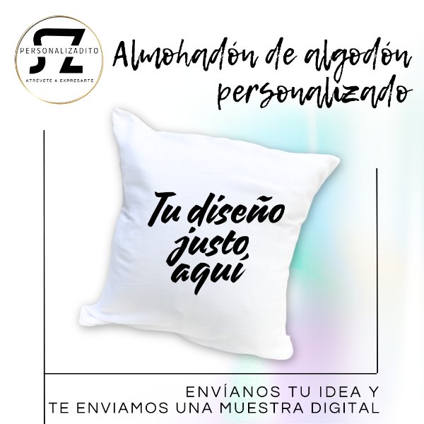 Producto - Almohadones cuadrados de algodón personalizados