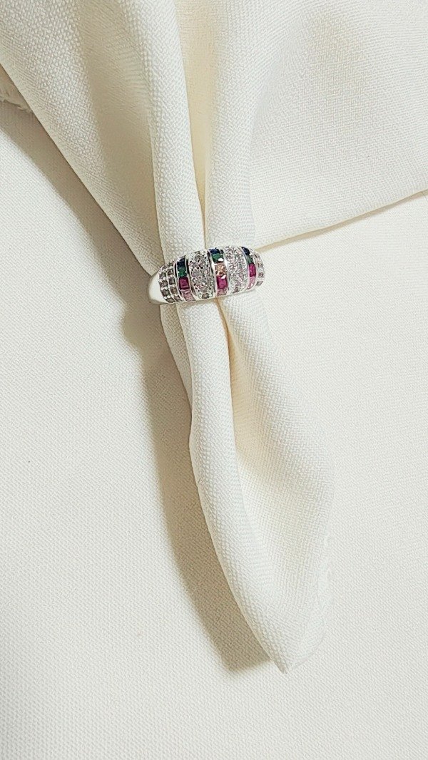 Producto - Anillo Dhalila - piedras coloridas