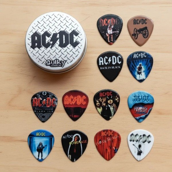 Producto - Mini pack de púas originales Sulky - AC/DC- Estuche de regalo