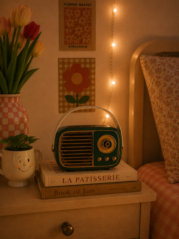 Producto - Parlante radio retro vintage Bluetooth