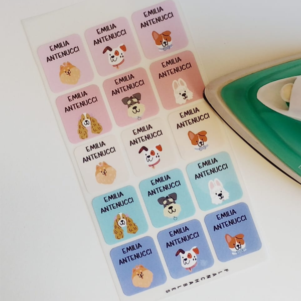 Producto - Etiquetas Planchables Con Fondo