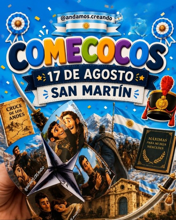 Producto - COMECOCOS. 17 DE AGOSTO: SAN MARTÍN