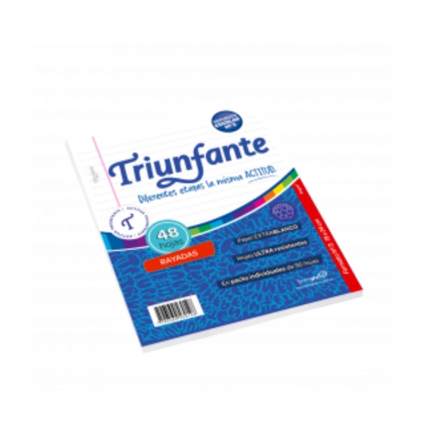 Producto - REPUESTO ESCOLAR TRIUNFANTE 48 HS