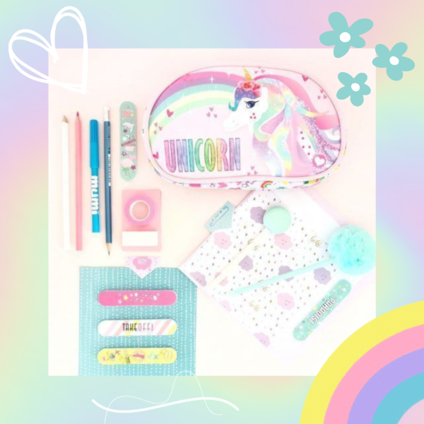 Producto - Cartuchera Escolar Unicornio Simple - 0