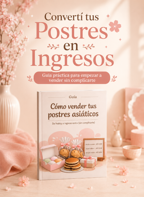 Producto - GUÍA - CÓMO VENDER TUS POSTRES ASIÁTICOS