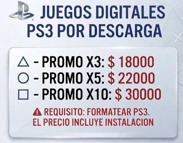 Producto - PRECIOS PACK JUEGOS DIGITALES