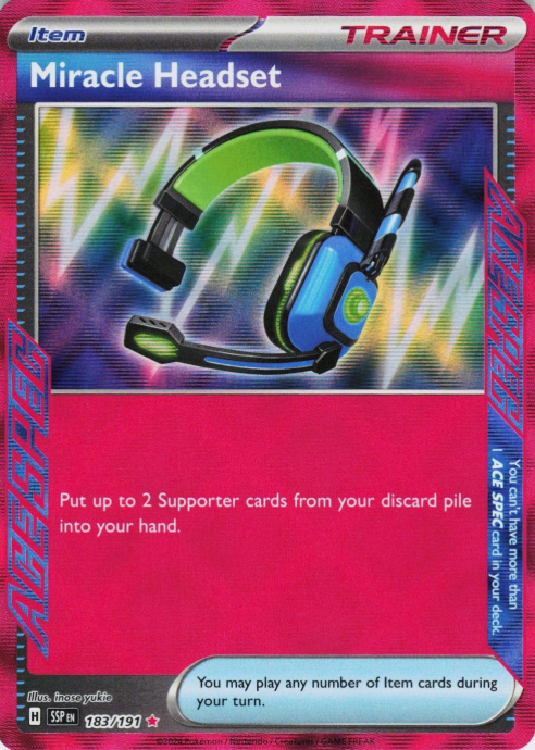 Producto - Miracle Headset - 183/191 - Surging Sparks - Holo