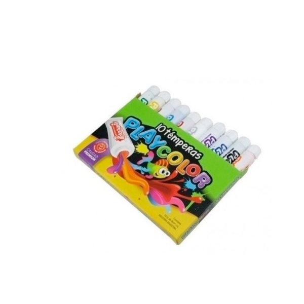 Producto - TEMPERA PLAYCOLOR 8 CC x10 COLORES SURTIDOS