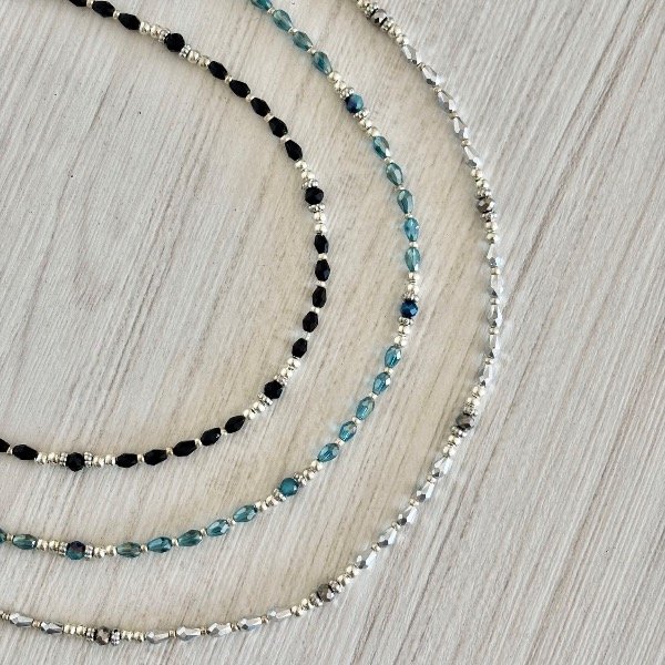Producto - Collar Irina plateado