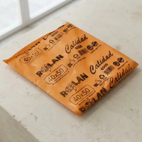 Producto - Camiseta 40 x 50 X bulto 20 paq FUNDA NARANJA REFORZADA - 1
