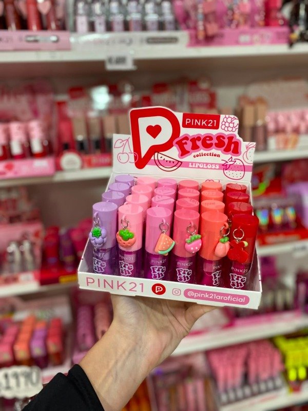 Producto - Lipgloss Fresh con llavero PINK21