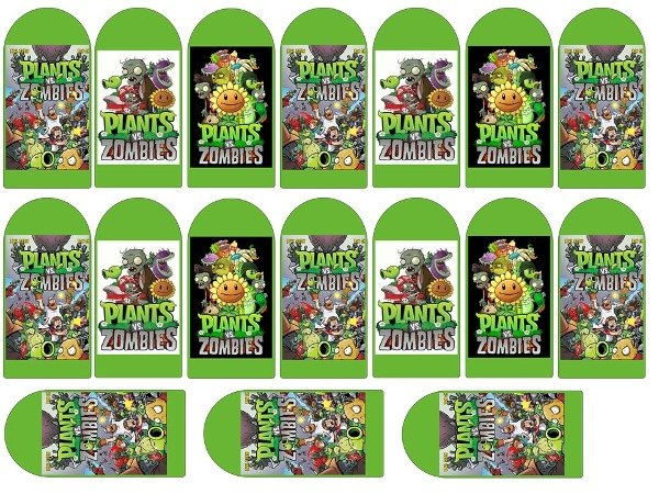 Producto - LAMINA PLANTAS VS ZOMBIES ICEPOP