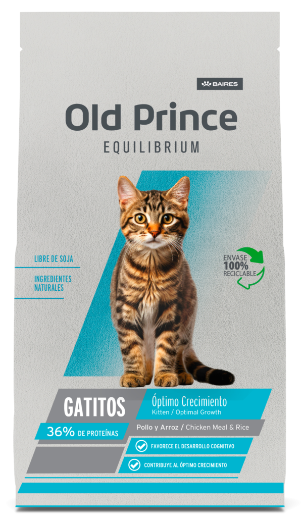 Producto - OLD PRINCE Equilibrium Gatitos x 3 kg