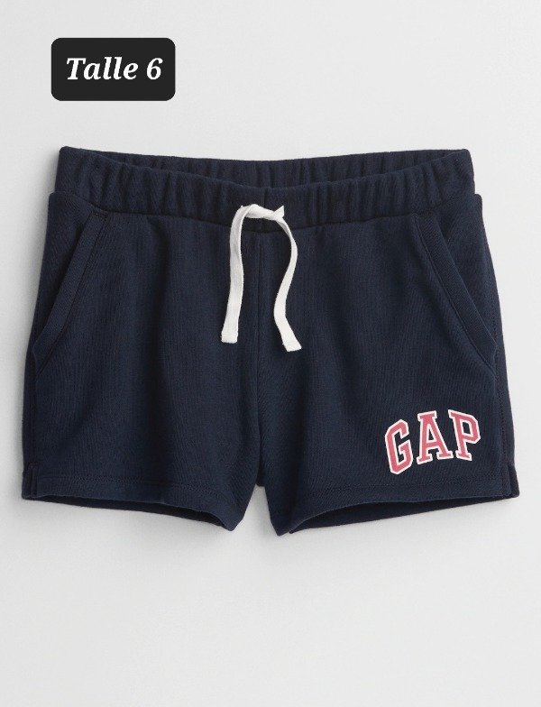 Short algodon gap talle 6 azul