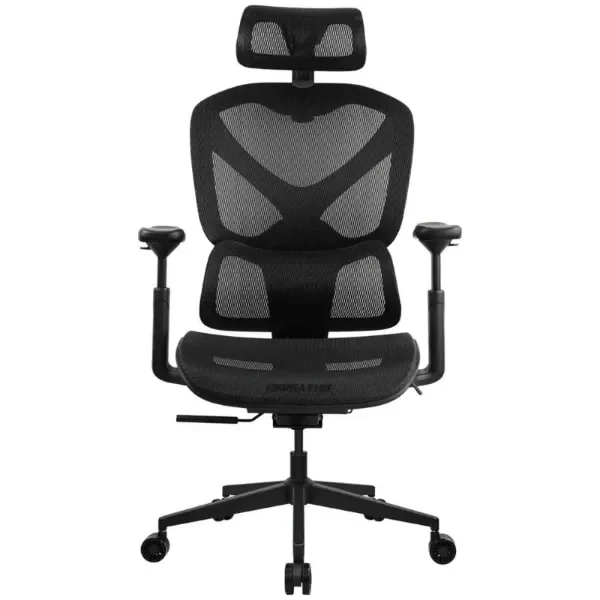 Producto - SILLA GAMER FORMULA V ERGOLUX 5 MESH BLACK