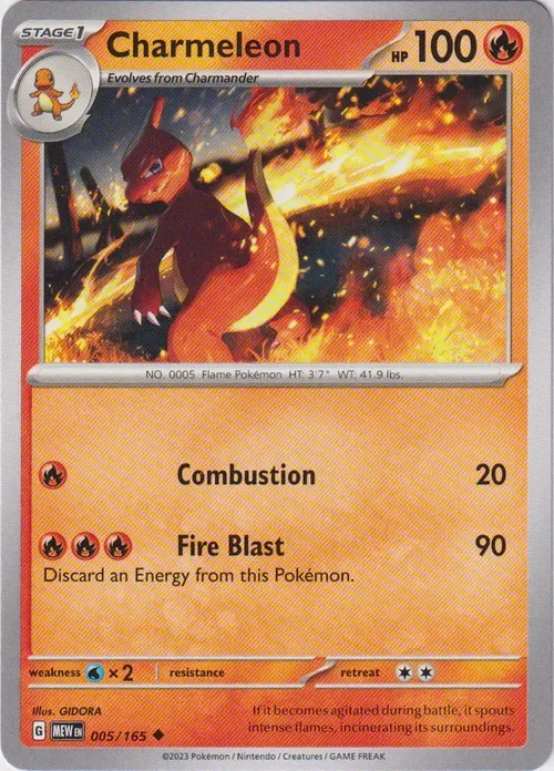 Producto - Charmeleon - 005/165 - Scarlet and Violet 151
