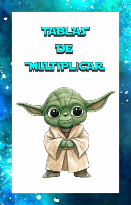 Producto - Tablas de multiplicar Star Wars -  (Pack x 10 juegos)