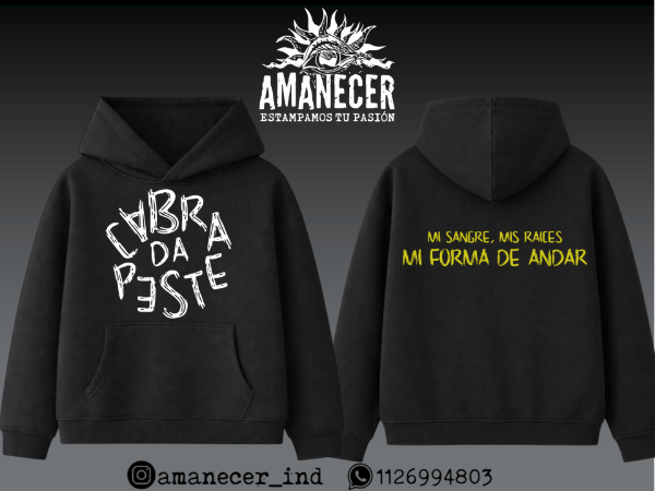 Producto - Buzo canguro Cabra Da Peste